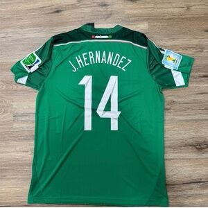 2014 Mexico Home Jersey Chicharito Size Large